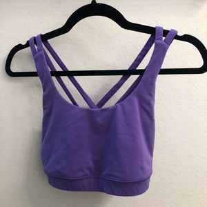 Lululemon purple energy sports bra